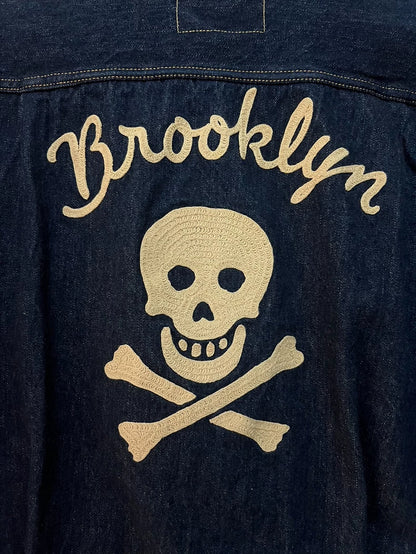 Freewheelers Skeleton Spider Denim Jacket