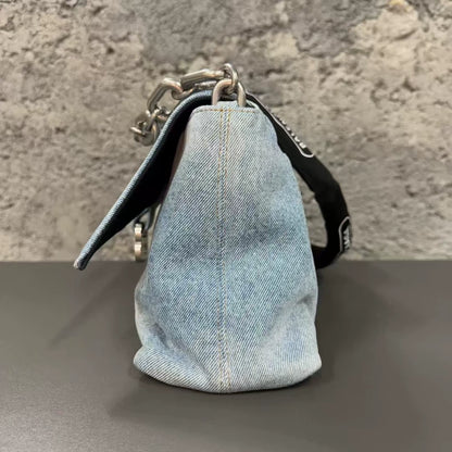 Balenciaga Denim Downtown Bag