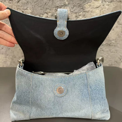 Balenciaga Denim Downtown Bag
