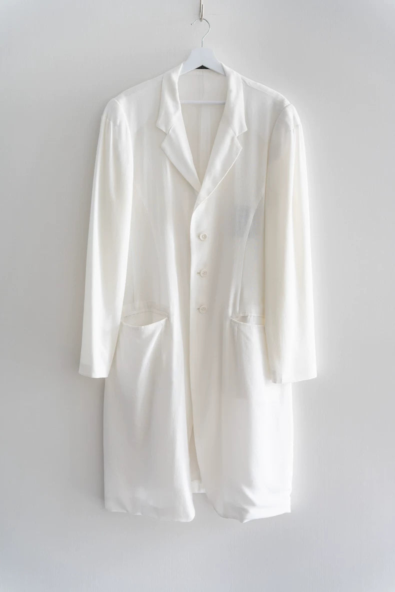 Yohji Yamamoto 97ss Silk Coat