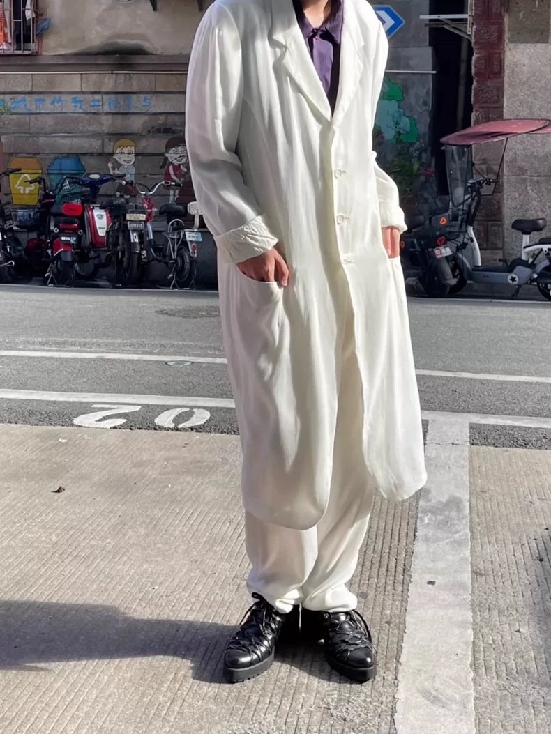 Yohji Yamamoto 97ss Silk Coat