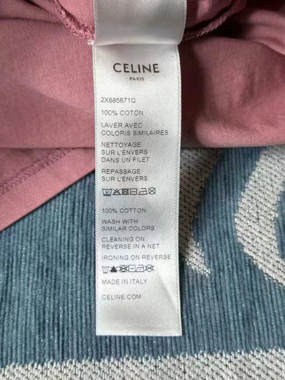 Celine Short Sleeve T-shirt in Dusty Pink
