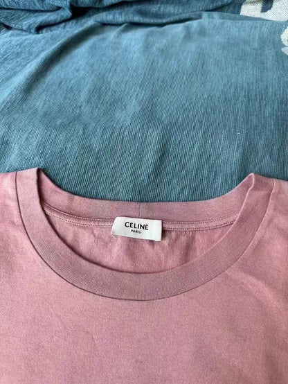 Celine Short Sleeve T-shirt in Dusty Pink