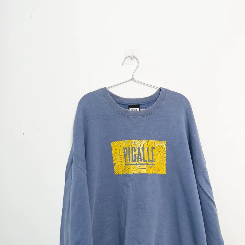 Pigalle Crew Neck Sweatshirt in Blue