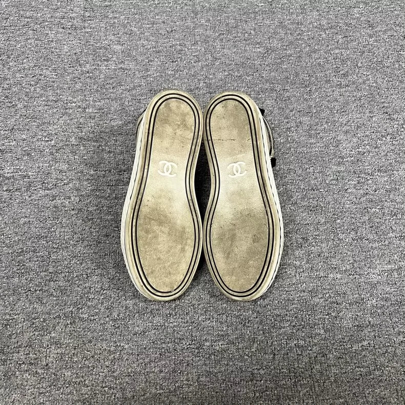 Chanel Canvas Sneakers in Size 37.5