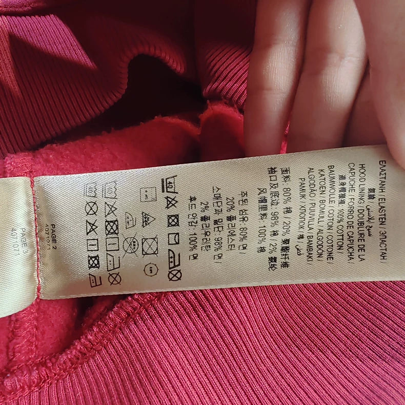 Burberry Red Hooded Zip Jacket-yf