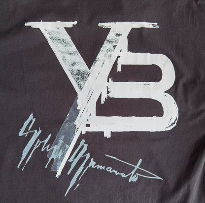Y3 Black Oversize Printed T-Shirt