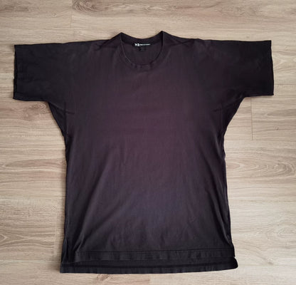 Y3 Black Oversize Printed T-Shirt