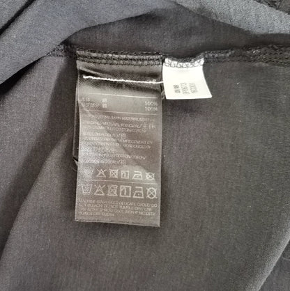 Y3 Black Oversize Printed T-Shirt