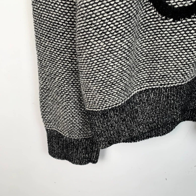 Loewe Grey Logo Knit Sweater M Size