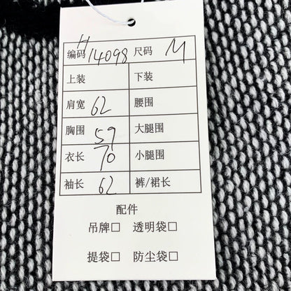 Loewe Grey Logo Knit Sweater M Size