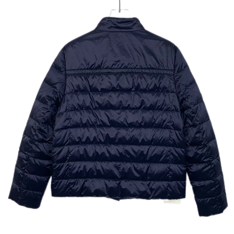 Prada Navy Down Jacket with Triangle Logo