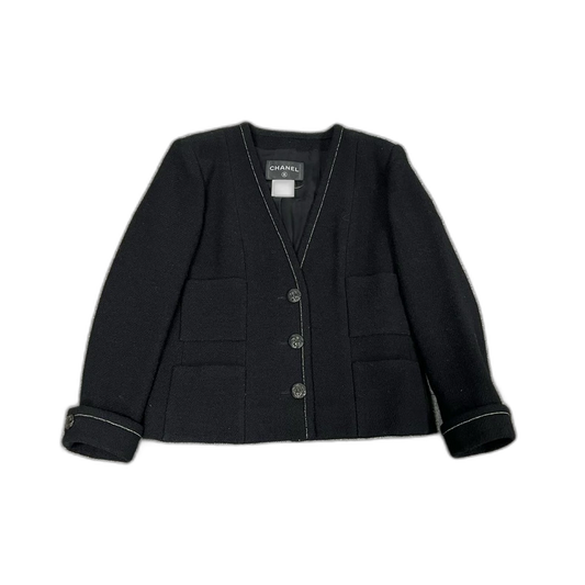Chanel Black Outerwear with Four Pockets