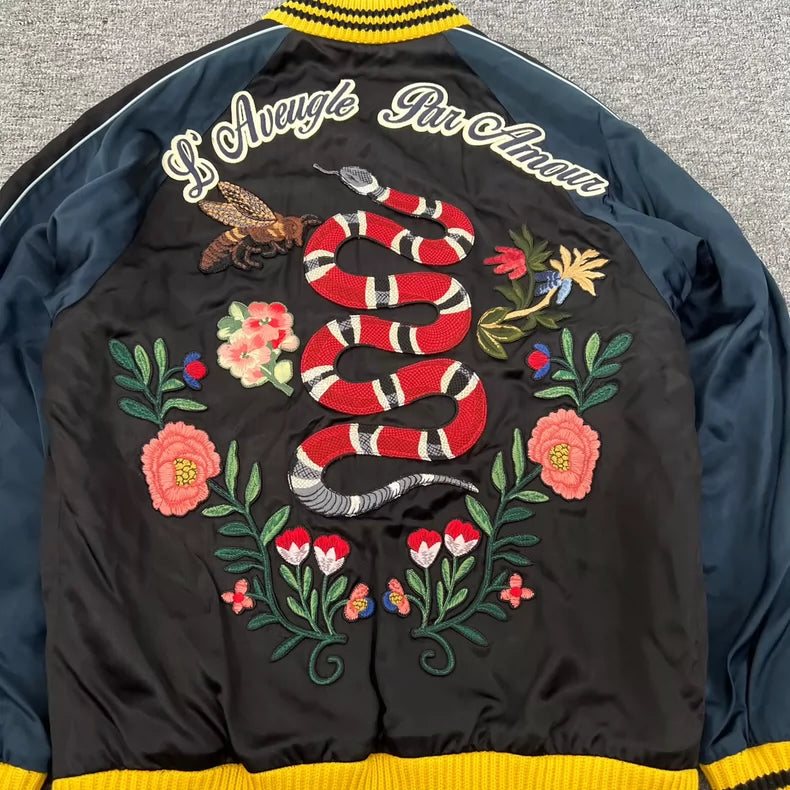 Gucci Embroidered Baseball Jacket