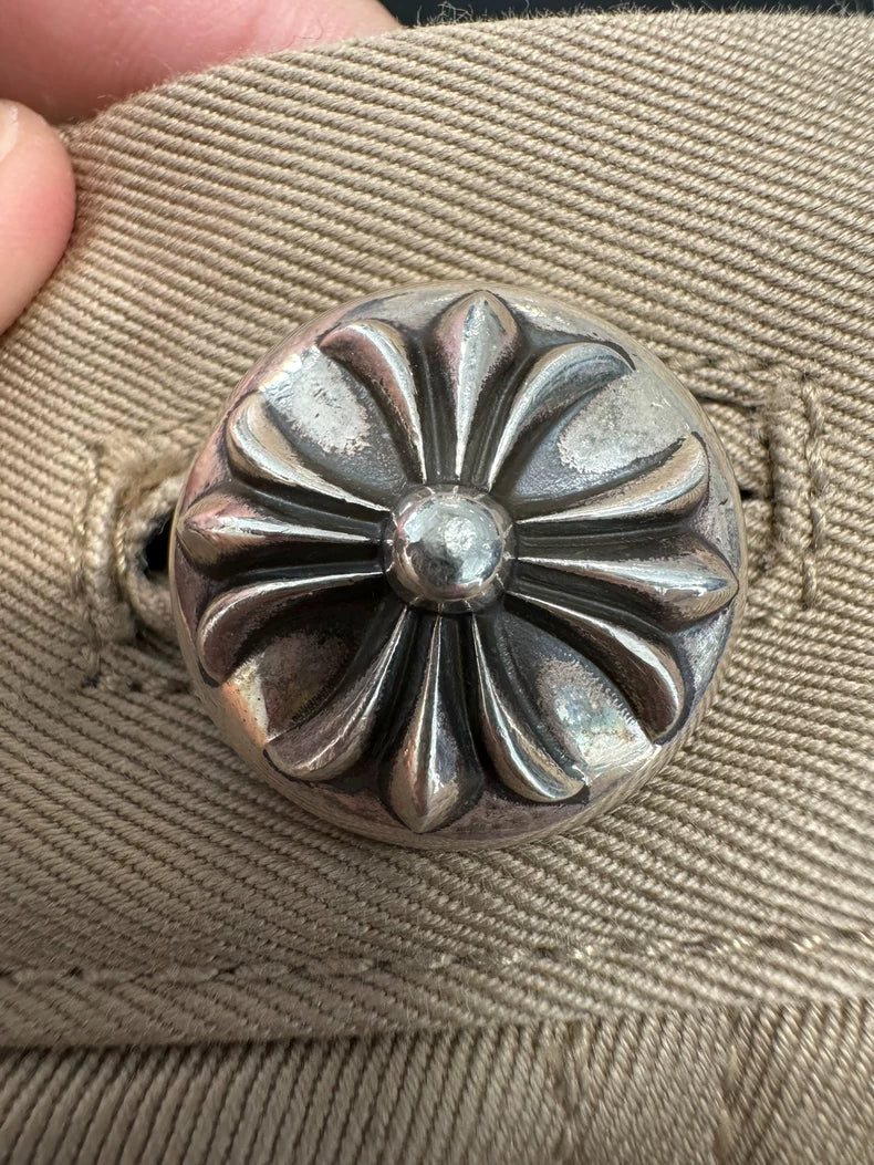 Chrome Hearts Pink Check Cross Cargo Pants-yf