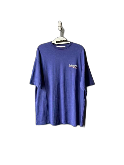 Blue Balenciaga Short Sleeve Shirt