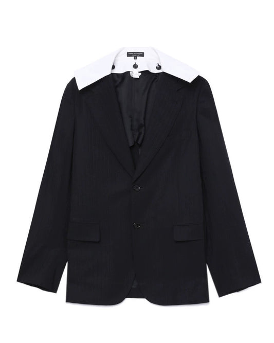 Comme des Garçons 24SS Colorblock Shawl Collar Blazer