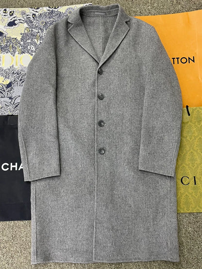 Acne Studios Grey Wool Coat for All Genders