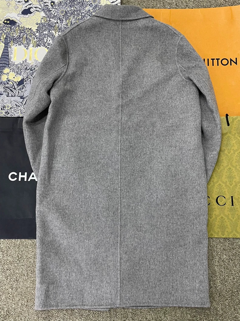 Acne Studios Grey Wool Coat for All Genders