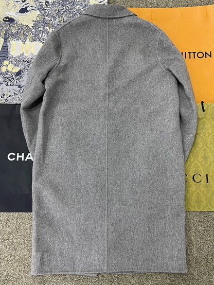 Acne Studios Grey Wool Coat for All Genders