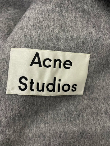 Acne Studios Grey Wool Coat for All Genders