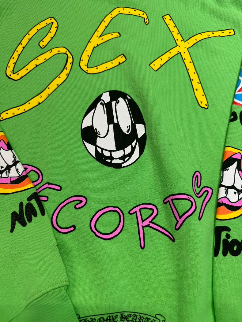 Chrome Hearts Sex Records Limited Graffiti Sweatshirt-yf