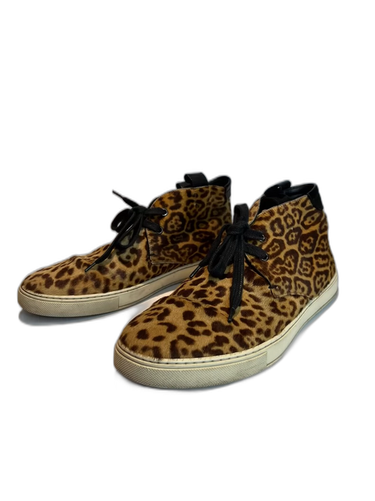 Yves Saint Laurent Leopard Print Casual Shoes