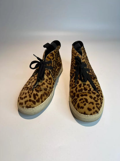 Yves Saint Laurent Leopard Print Casual Shoes