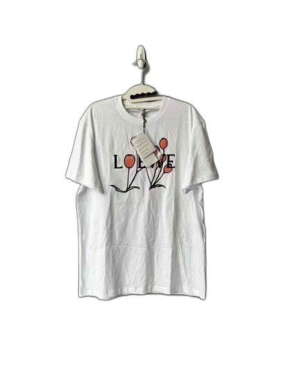 Loewe Floral Embroidered Short Sleeve Shirt