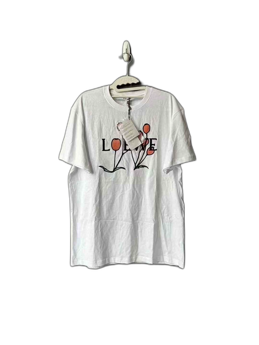 Loewe Floral Embroidered Short Sleeve Shirt