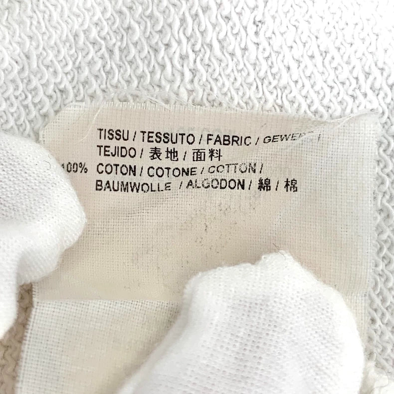 Saint Laurent White Logo Hoodie