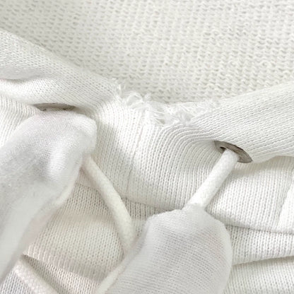 Saint Laurent White Logo Hoodie