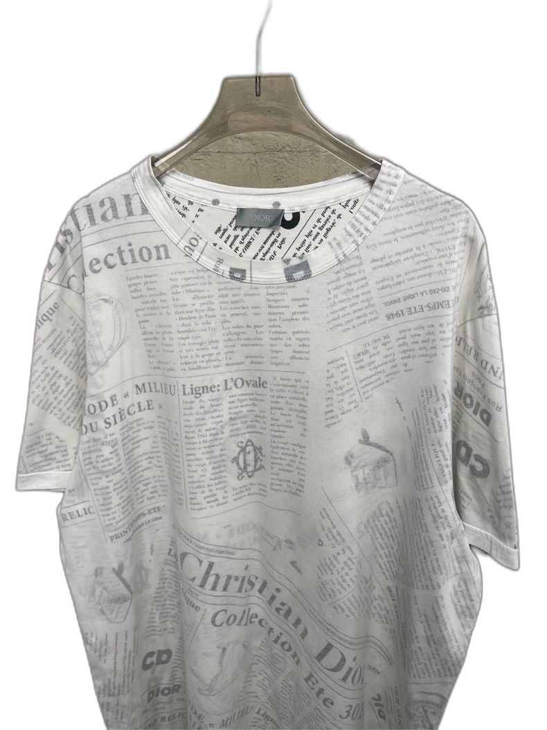 Dior Daniel Arsham White Printed T-Shirt