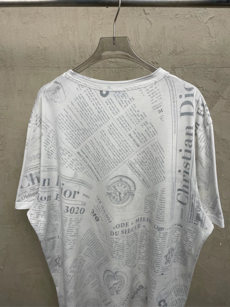 Dior Daniel Arsham White Printed T-Shirt