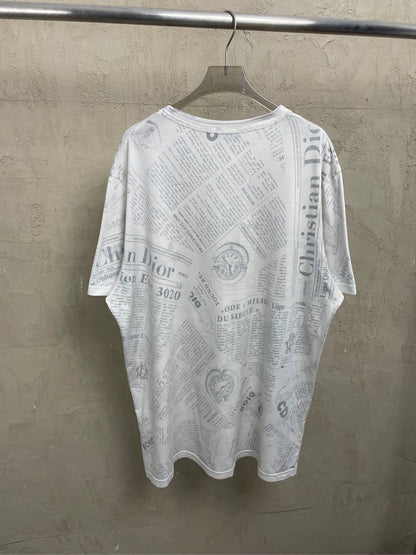 Dior Daniel Arsham White Printed T-Shirt