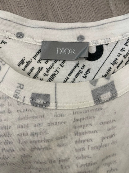 Dior Daniel Arsham White Printed T-Shirt