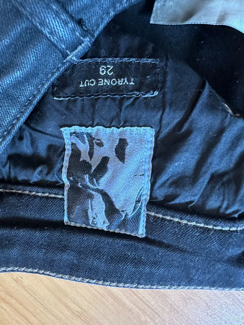 Rick Owens Waxed Stretch Denim Jeans