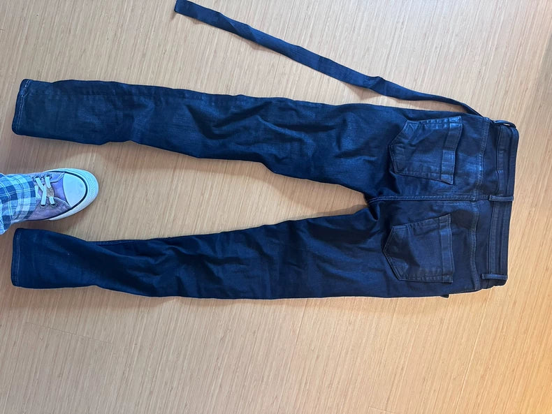 Rick Owens Waxed Stretch Denim Jeans