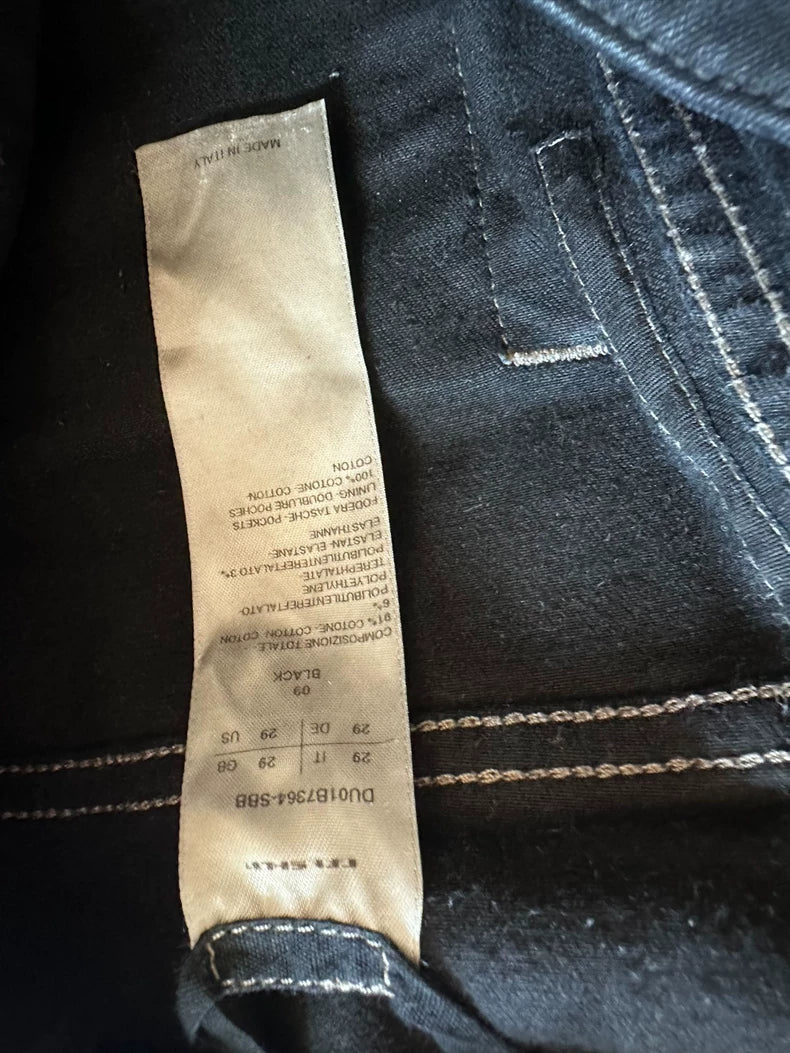 Rick Owens Waxed Stretch Denim Jeans