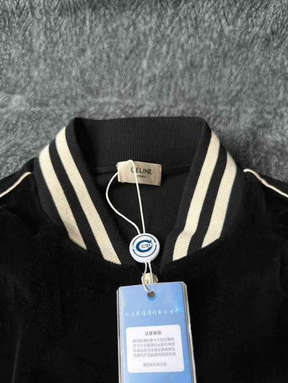 Celine Velvet Triumph Bomber Jacket