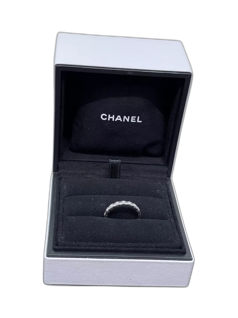 Chanel Diamond Pattern Ring