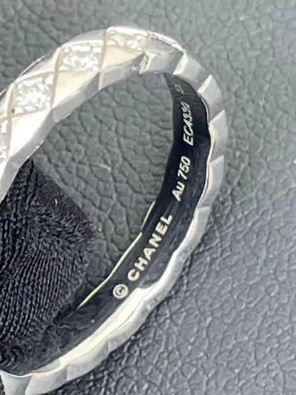 Chanel Diamond Pattern Ring