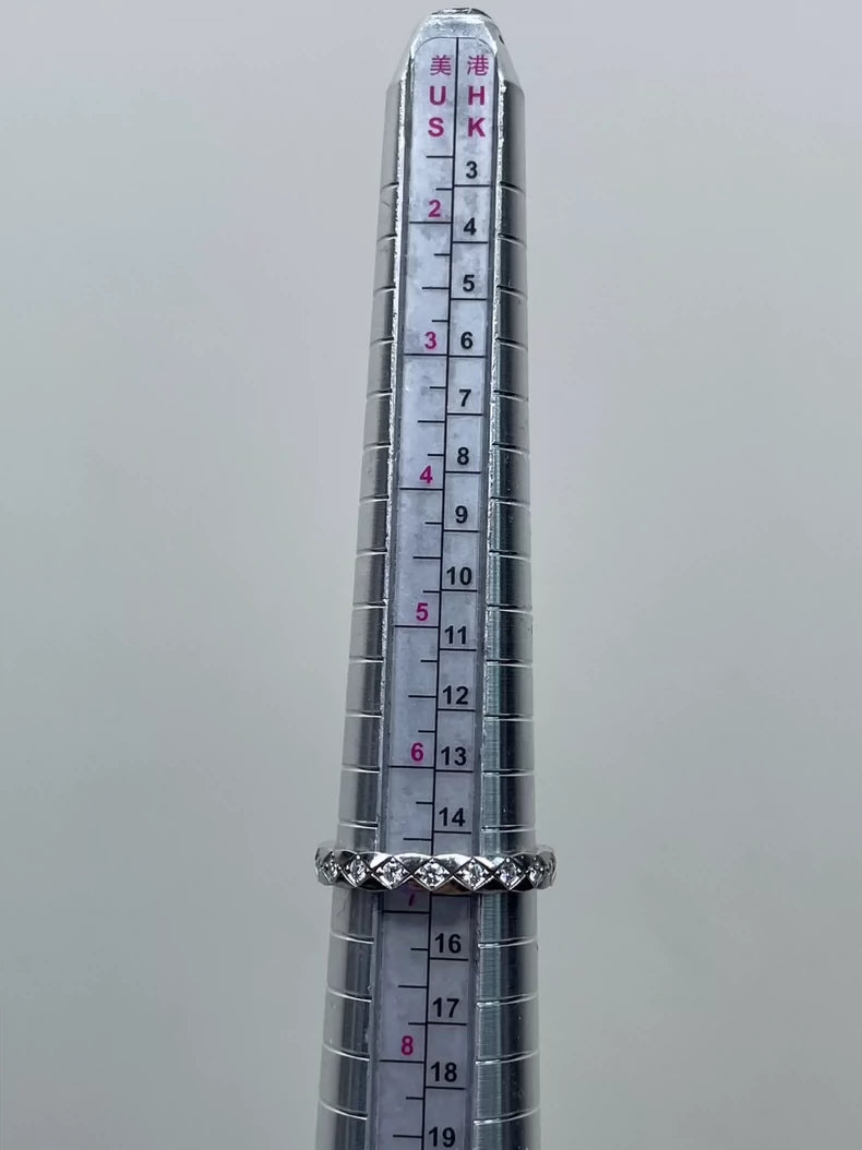 Chanel Diamond Pattern Ring