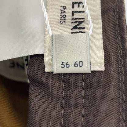 Celine Brown Cap with Logo Print