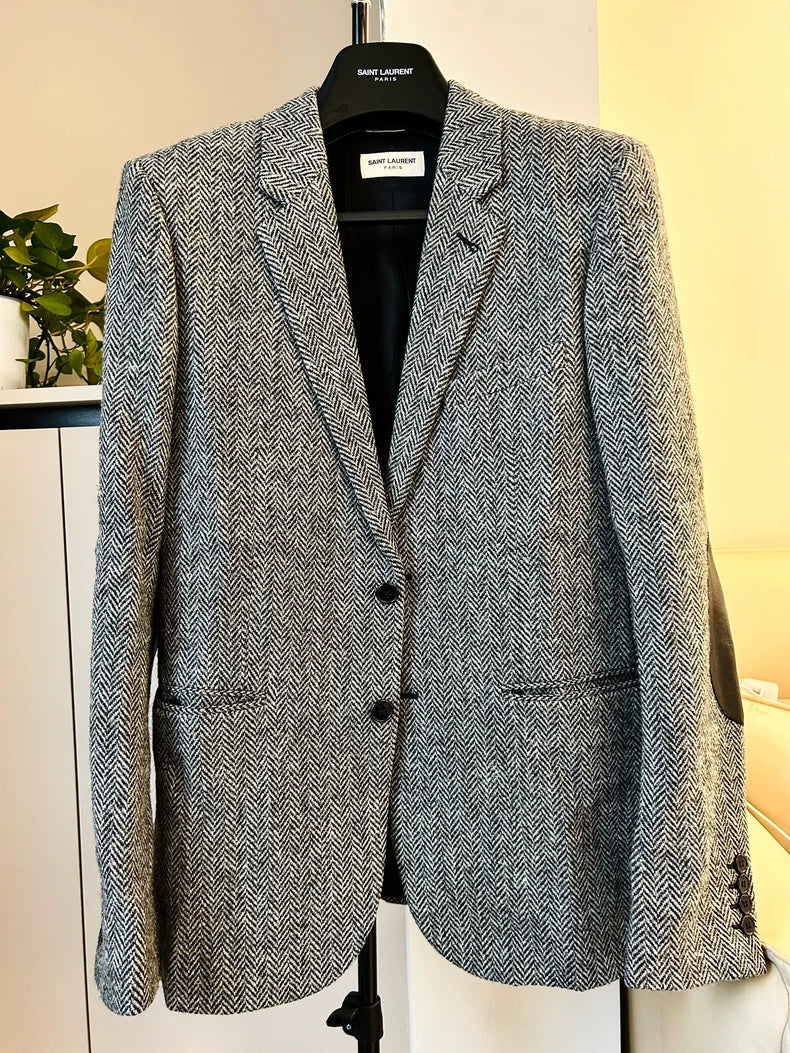 Hedi Slimane Saint Laurent Wool Blazer