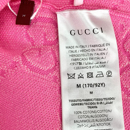 Pink Logo Knit Cardigan by Gucci