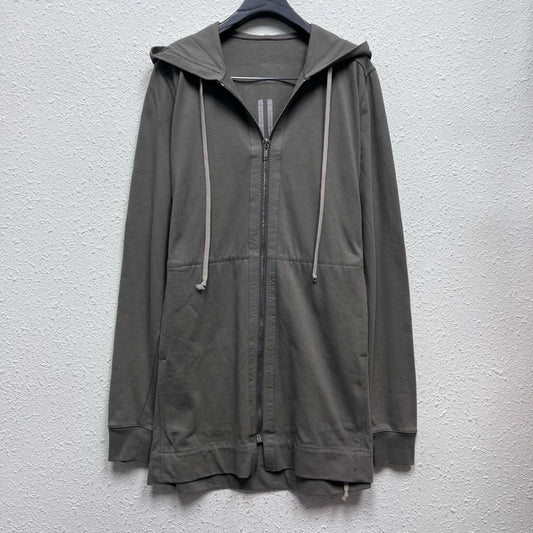 Long Zip Hoodie by Rick Owens