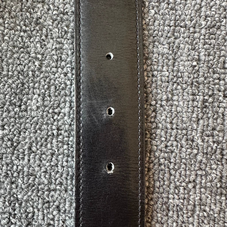 Hermes Double-Sided Smooth Buckle Belt