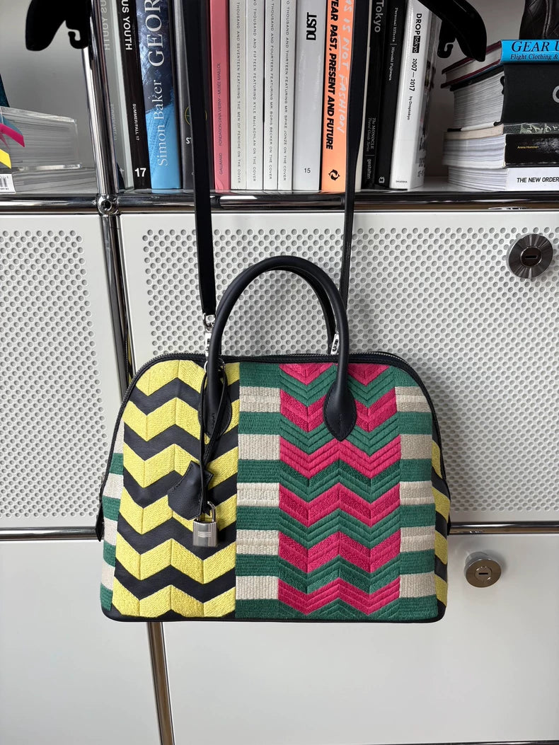 Hermes Bolide 1923 Limited Edition Zigzag Bag