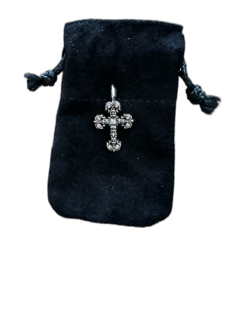 Chrome Hearts Flame Pendant with Nine Diamonds